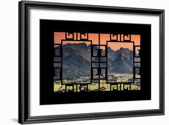 China 10MKm2 Collection - Asian Window - Guilin National Park-Philippe Hugonnard-Framed Photographic Print