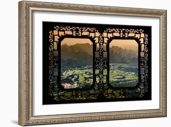 China 10MKm2 Collection - Asian Window - Guilin National Park-Philippe Hugonnard-Framed Photographic Print