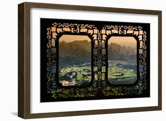 China 10MKm2 Collection - Asian Window - Guilin National Park-Philippe Hugonnard-Framed Photographic Print