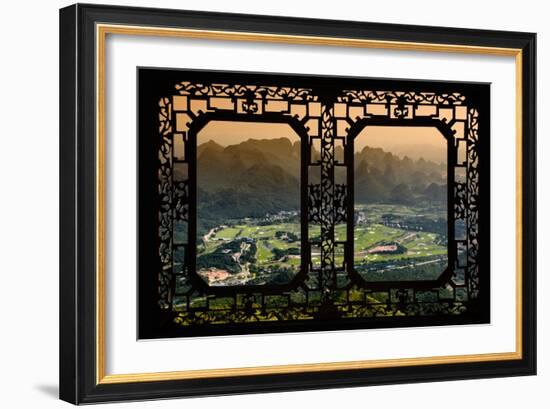 China 10MKm2 Collection - Asian Window - Guilin National Park-Philippe Hugonnard-Framed Photographic Print