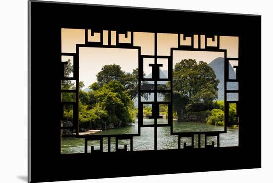 China 10MKm2 Collection - Asian Window - Guilin Yangshuo Bridge-Philippe Hugonnard-Mounted Photographic Print