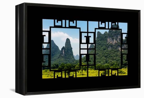 China 10MKm2 Collection - Asian Window - Karst Mountains-Philippe Hugonnard-Framed Premier Image Canvas