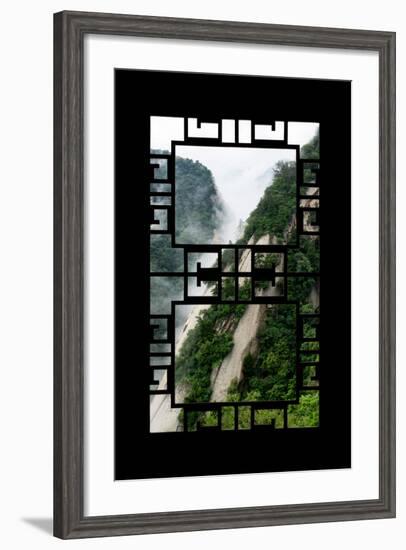 China 10MKm2 Collection - Asian Window - Mount Huashan - Shaanxi-Philippe Hugonnard-Framed Photographic Print