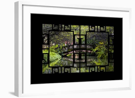 China 10MKm2 Collection - Asian Window - Romantic Bridge-Philippe Hugonnard-Framed Photographic Print