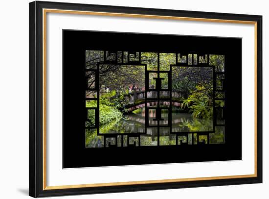 China 10MKm2 Collection - Asian Window - Romantic Bridge-Philippe Hugonnard-Framed Photographic Print