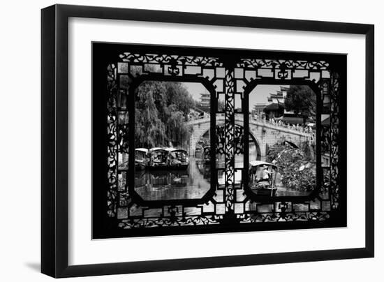 China 10MKm2 Collection - Asian Window - Shanghai Water Town - Qibao-Philippe Hugonnard-Framed Photographic Print