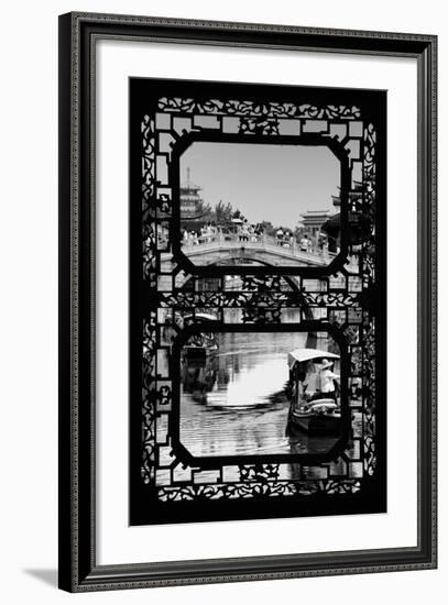 China 10MKm2 Collection - Asian Window - Shanghai Water Town - Qibao-Philippe Hugonnard-Framed Photographic Print