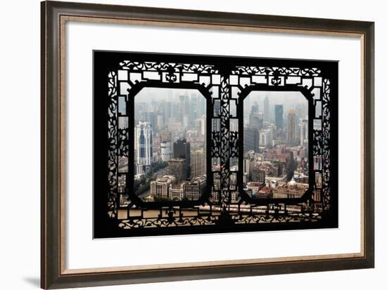 China 10MKm2 Collection - Asian Window - Shanghai-Philippe Hugonnard-Framed Photographic Print