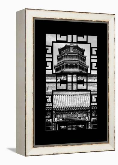 China 10MKm2 Collection - Asian Window - Summer Palace Temple-Philippe Hugonnard-Framed Premier Image Canvas