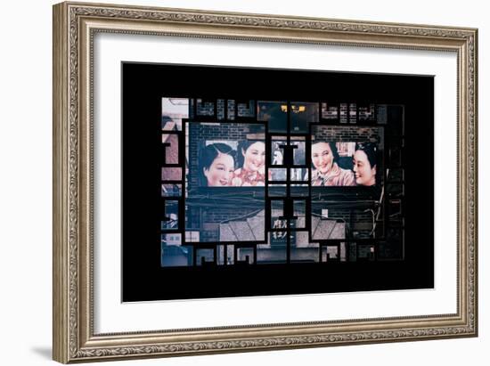 China 10MKm2 Collection - Asian Window - Vintage Chinese Shanghai Girls-Philippe Hugonnard-Framed Photographic Print