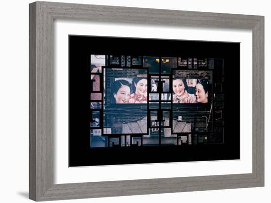 China 10MKm2 Collection - Asian Window - Vintage Chinese Shanghai Girls-Philippe Hugonnard-Framed Photographic Print