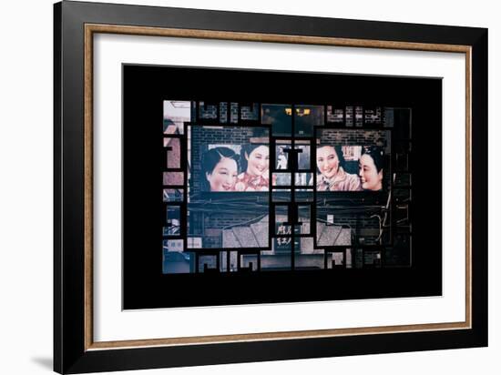 China 10MKm2 Collection - Asian Window - Vintage Chinese Shanghai Girls-Philippe Hugonnard-Framed Photographic Print