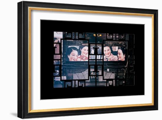 China 10MKm2 Collection - Asian Window - Vintage Chinese Shanghai Girls-Philippe Hugonnard-Framed Photographic Print