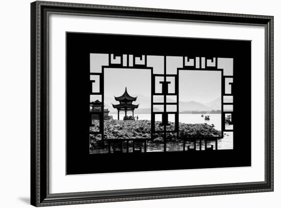 China 10MKm2 Collection - Asian Window - West Lake-Philippe Hugonnard-Framed Photographic Print