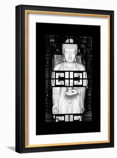 China 10MKm2 Collection - Asian Window - White Buddha-Philippe Hugonnard-Framed Photographic Print