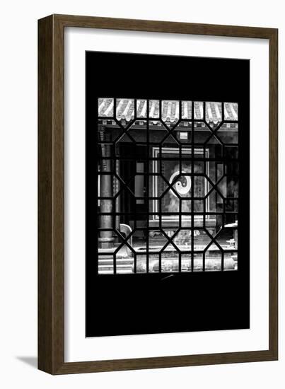 China 10MKm2 Collection - Asian Window - Yin Yang Temple-Philippe Hugonnard-Framed Photographic Print