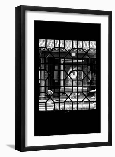 China 10MKm2 Collection - Asian Window - Yin Yang Temple-Philippe Hugonnard-Framed Photographic Print