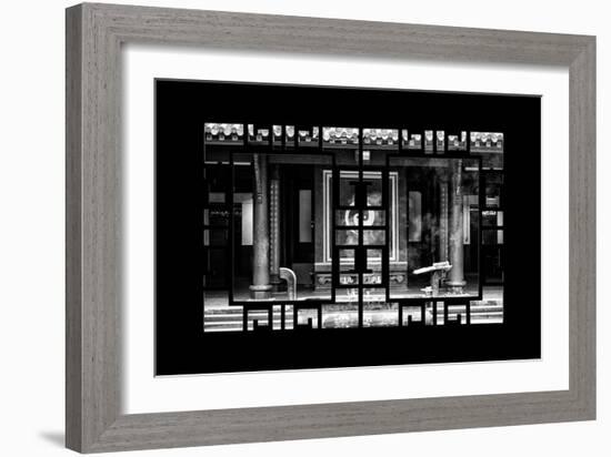 China 10MKm2 Collection - Asian Window - Yin Yang Temple-Philippe Hugonnard-Framed Photographic Print