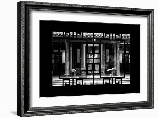 China 10MKm2 Collection - Asian Window - Yin Yang Temple-Philippe Hugonnard-Framed Photographic Print