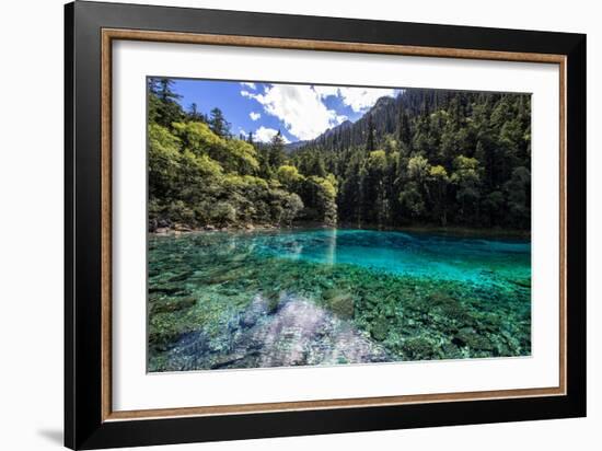 China 10MKm2 Collection - Beautiful Lake in the Jiuzhaigou National Park-Philippe Hugonnard-Framed Photographic Print