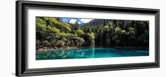 China 10MKm2 Collection - Beautiful Lake in the Jiuzhaigou National Park-Philippe Hugonnard-Framed Photographic Print