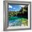 China 10MKm2 Collection - Beautiful Lake in the Jiuzhaigou National Park-Philippe Hugonnard-Framed Photographic Print