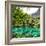 China 10MKm2 Collection - Beautiful Lake in the Jiuzhaigou National Park-Philippe Hugonnard-Framed Photographic Print