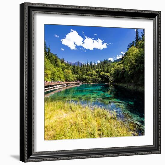 China 10MKm2 Collection - Beautiful Lake in the Jiuzhaigou National Park-Philippe Hugonnard-Framed Photographic Print