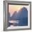 China 10MKm2 Collection - Beautiful Scenery of Yangshuo with Karst Mountains at Pastel Sunrise-Philippe Hugonnard-Framed Photographic Print