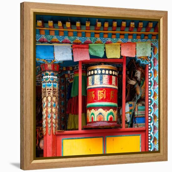 China 10MKm2 Collection - Buddhist Prayer Wheel-Philippe Hugonnard-Framed Premier Image Canvas