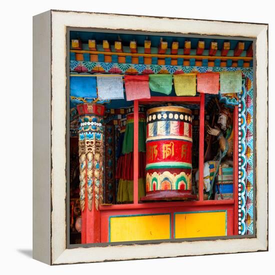 China 10MKm2 Collection - Buddhist Prayer Wheel-Philippe Hugonnard-Framed Premier Image Canvas