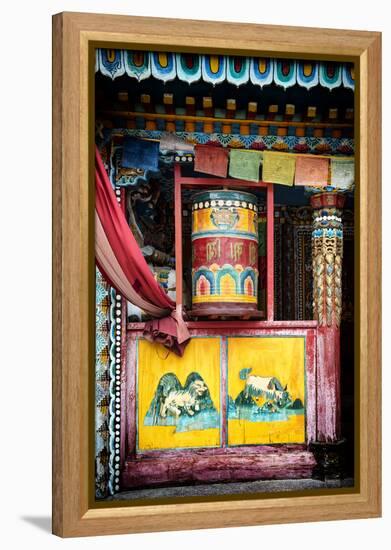 China 10MKm2 Collection - Buddhist Prayer Wheel-Philippe Hugonnard-Framed Premier Image Canvas