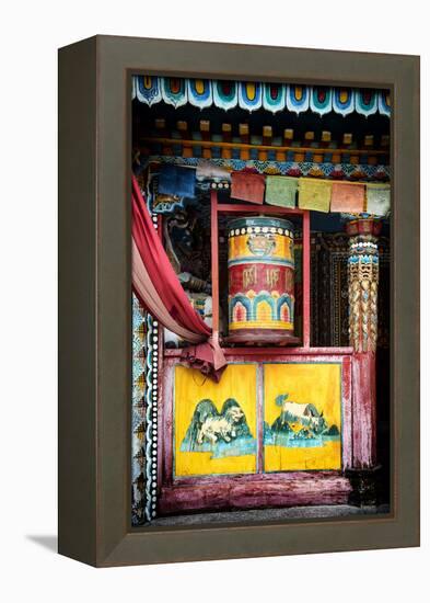 China 10MKm2 Collection - Buddhist Prayer Wheel-Philippe Hugonnard-Framed Premier Image Canvas