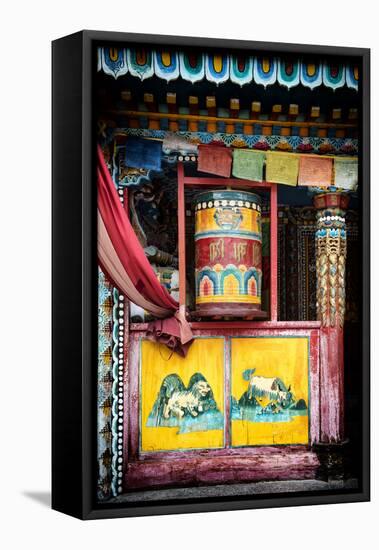 China 10MKm2 Collection - Buddhist Prayer Wheel-Philippe Hugonnard-Framed Premier Image Canvas