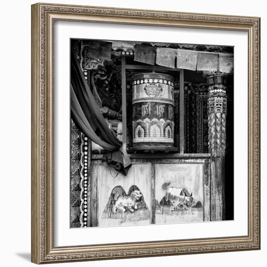 China 10MKm2 Collection - Buddhist Prayer Wheel-Philippe Hugonnard-Framed Photographic Print