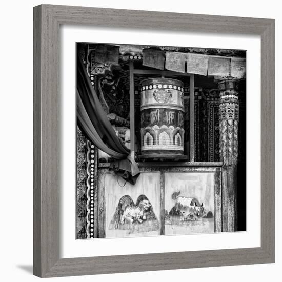 China 10MKm2 Collection - Buddhist Prayer Wheel-Philippe Hugonnard-Framed Photographic Print