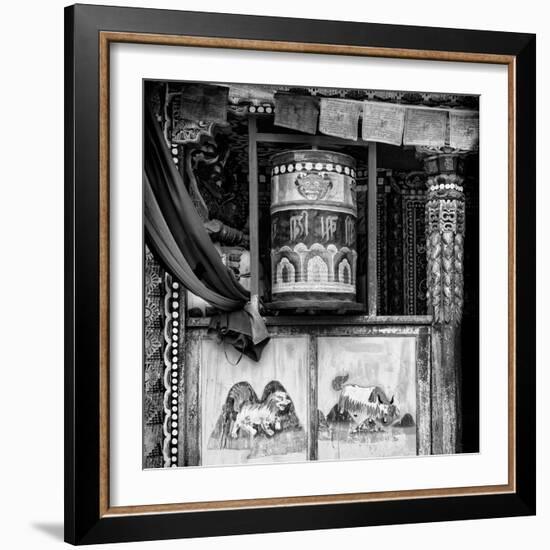 China 10MKm2 Collection - Buddhist Prayer Wheel-Philippe Hugonnard-Framed Photographic Print