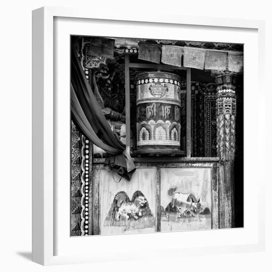 China 10MKm2 Collection - Buddhist Prayer Wheel-Philippe Hugonnard-Framed Photographic Print