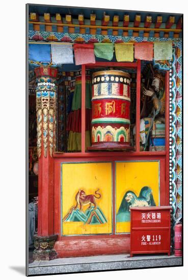 China 10MKm2 Collection - Buddhist Prayer Wheel-Philippe Hugonnard-Mounted Photographic Print