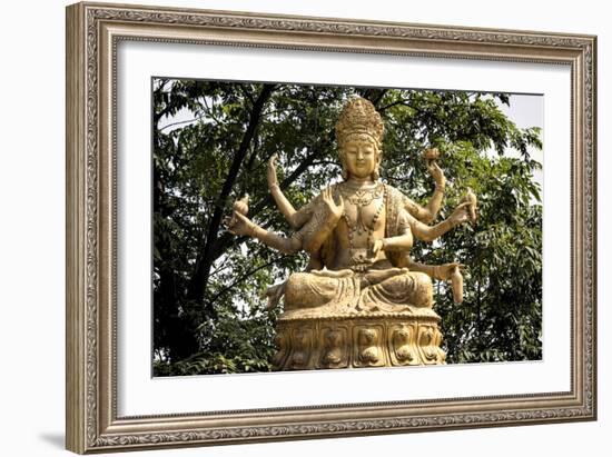 China 10MKm2 Collection - Buddhist Statue-Philippe Hugonnard-Framed Photographic Print