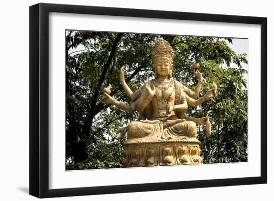 China 10MKm2 Collection - Buddhist Statue-Philippe Hugonnard-Framed Photographic Print