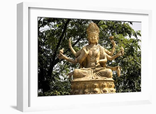 China 10MKm2 Collection - Buddhist Statue-Philippe Hugonnard-Framed Photographic Print