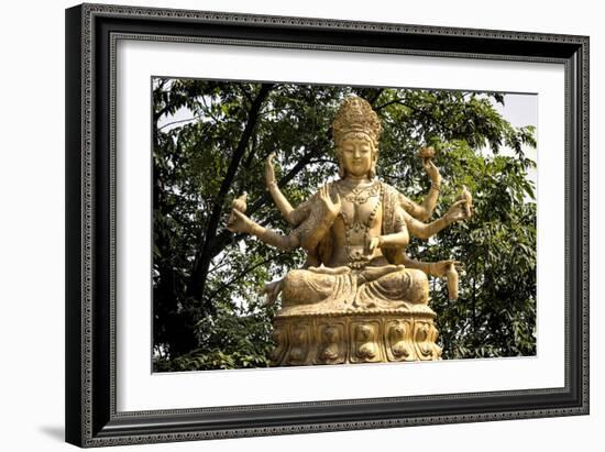 China 10MKm2 Collection - Buddhist Statue-Philippe Hugonnard-Framed Photographic Print