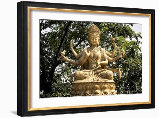 China 10MKm2 Collection - Buddhist Statue-Philippe Hugonnard-Framed Photographic Print