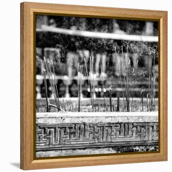 China 10MKm2 Collection - Buddhist Temple with Incense Burning-Philippe Hugonnard-Framed Premier Image Canvas