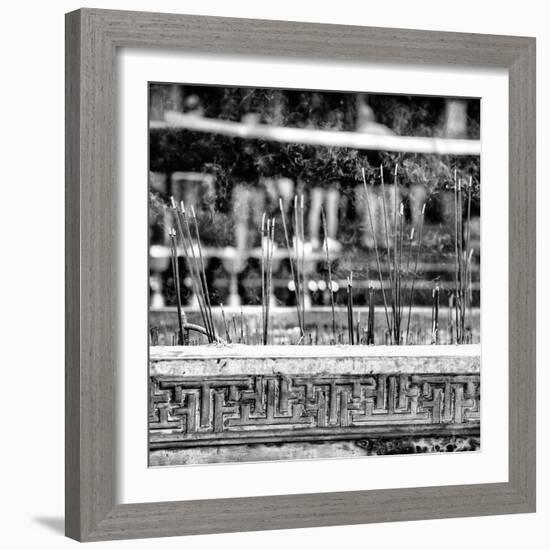 China 10MKm2 Collection - Buddhist Temple with Incense Burning-Philippe Hugonnard-Framed Photographic Print