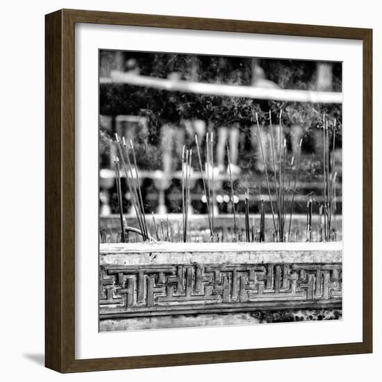 China 10MKm2 Collection - Buddhist Temple with Incense Burning-Philippe Hugonnard-Framed Photographic Print