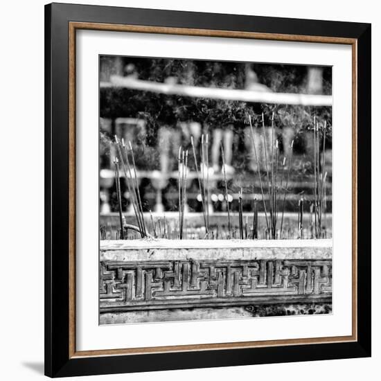 China 10MKm2 Collection - Buddhist Temple with Incense Burning-Philippe Hugonnard-Framed Photographic Print