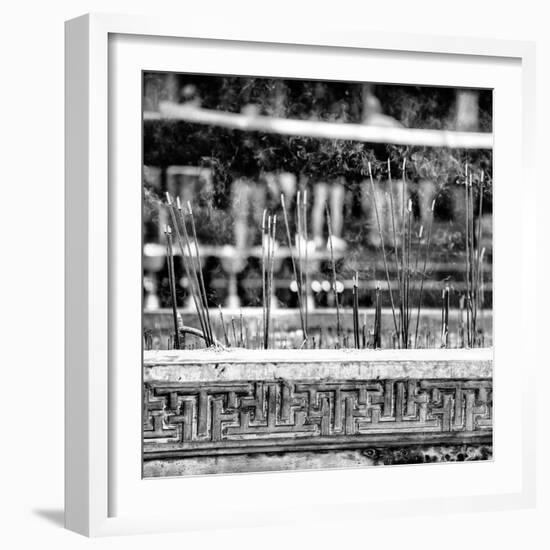 China 10MKm2 Collection - Buddhist Temple with Incense Burning-Philippe Hugonnard-Framed Photographic Print