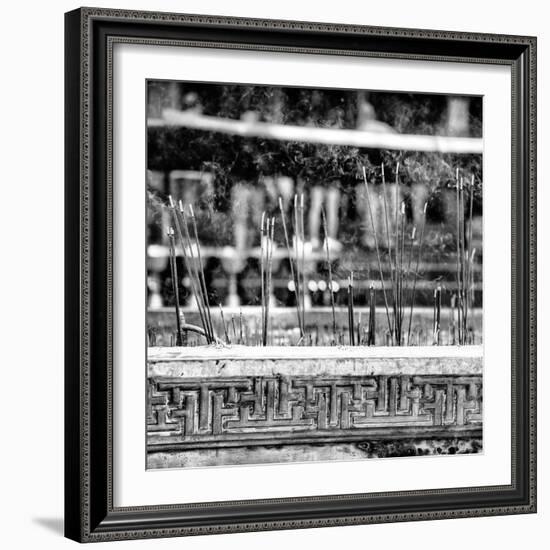 China 10MKm2 Collection - Buddhist Temple with Incense Burning-Philippe Hugonnard-Framed Photographic Print